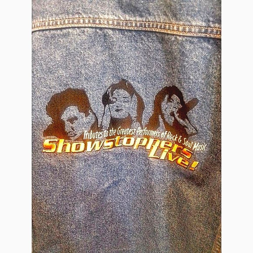 Las Vegas Musical Showstoppers Live! Denim Jacket Show Stoppers Rock Soul Music